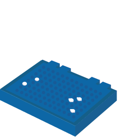 Microcentrifuge rack with primers - ACACIA